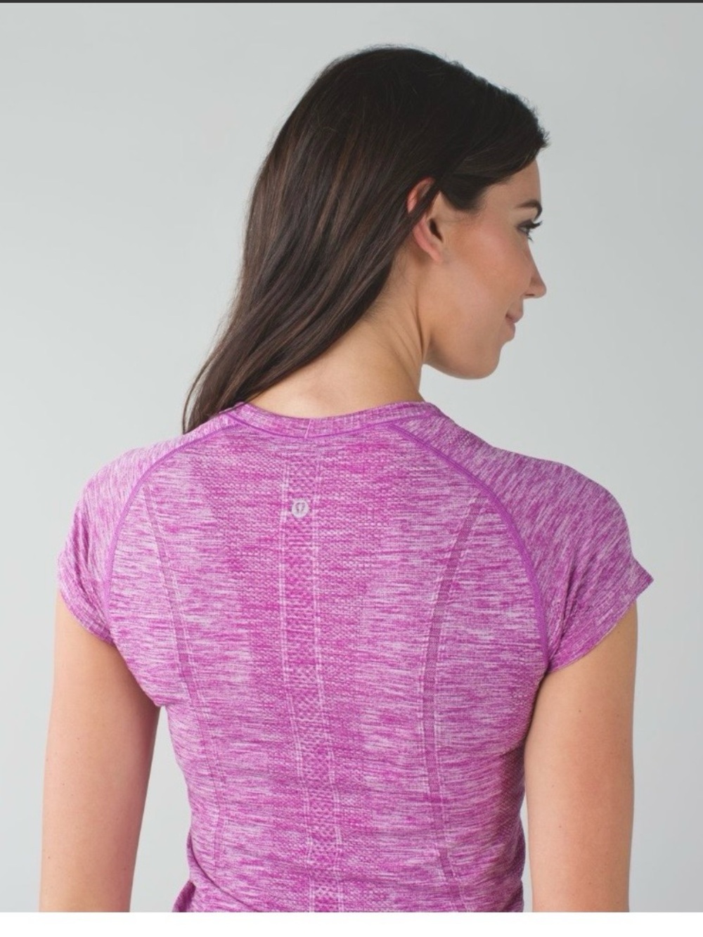 lululemon athletica Lavender Heather Swifty Tech Shirt Size 8 Women - Picture 3 of 12